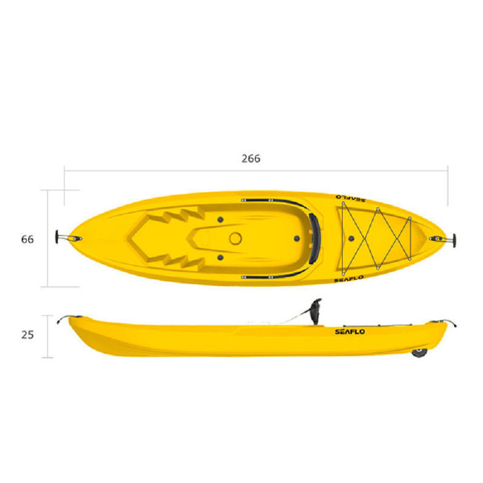 Каяк SF-1010 SeaFlo, желтый  