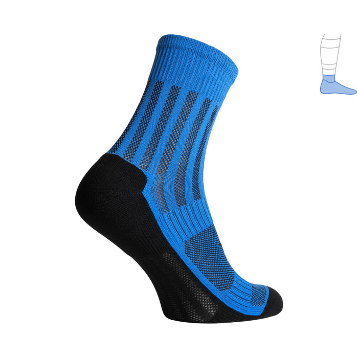 Функциональные носки Protector ShortDry летние черно-синие M 43-45  