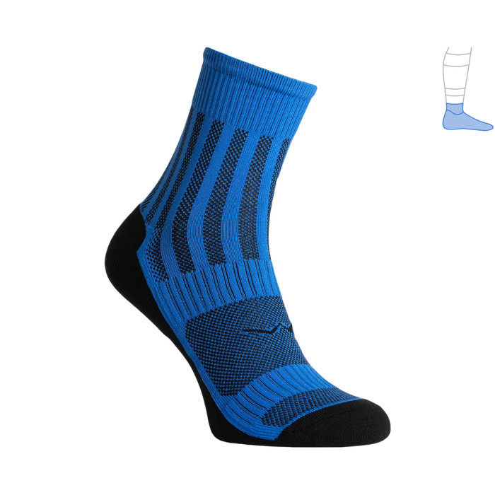 Функциональные носки Protector ShortDry летние черно-синие M 43-45  