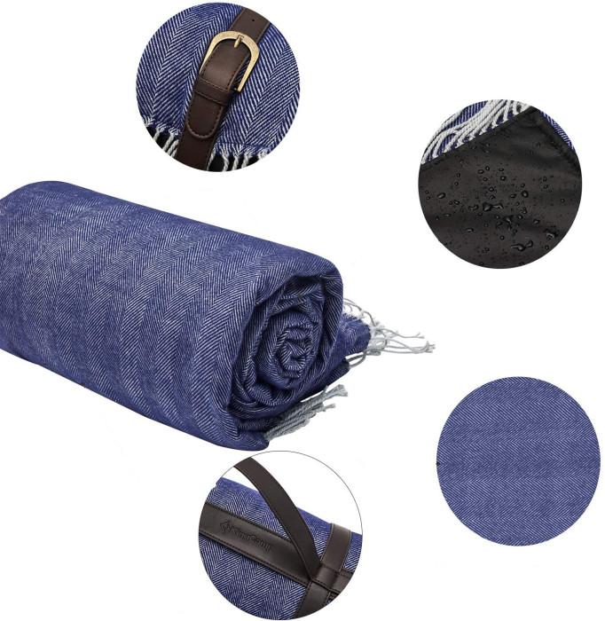 Пикниковый коврик KingCamp ELSA (KP2011) BLUE / GREY  