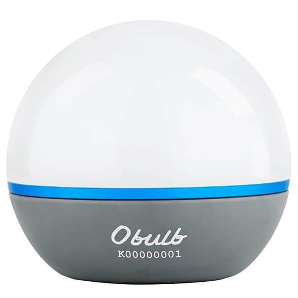 Кемпинговый фонарь Olight Obulb,55 lm, белый/красный свет, цвет серый  