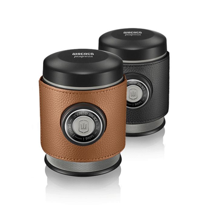 Чехол для портативной кофеварки Wacaco Picopresso, набор 2 шт, черный\коричневый  