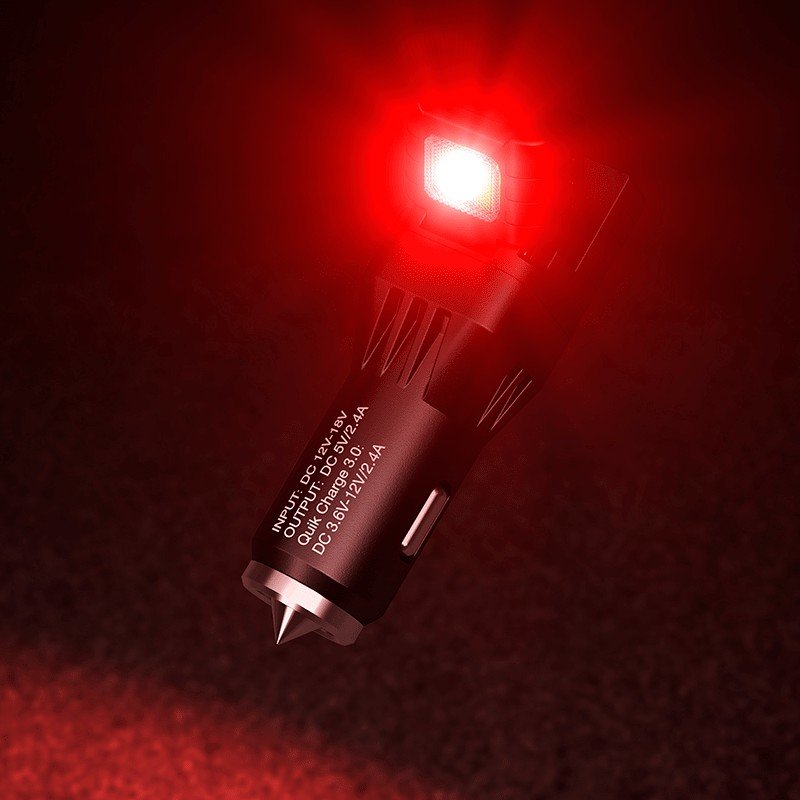 Фонарь от прикуривателя + автомобильное зарядное устройство Nitecore VCL10