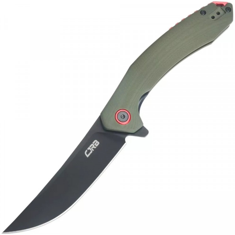 Нож CJRB Gobi Black Blade, AR-RPM9 Steel, зеленый 