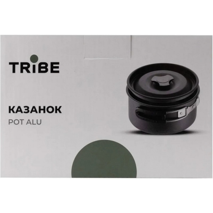 Котелок Tribe Pot 1,9 л Alu алюминиевый T-FH-0014-grey  