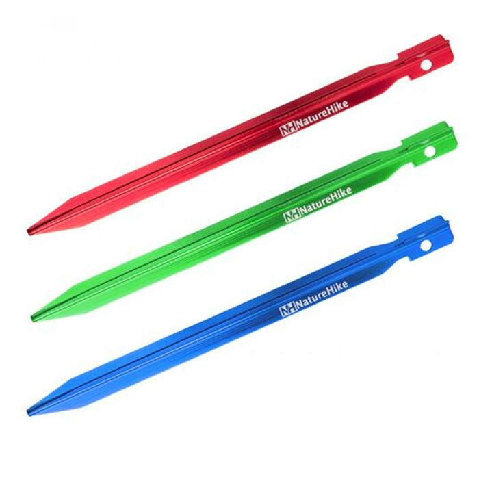 Колышки Naturehike V-образные 180 мм (8 pack) blue NH15A005-I  
