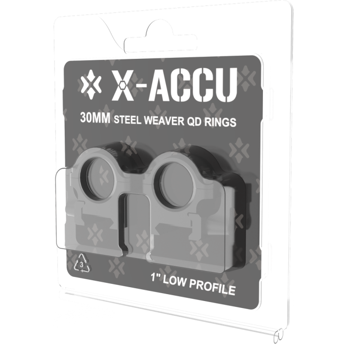 Кольца Vector Optics Стальные 30 мм Weaver быстросъемные низкие  