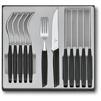 Набор кухонный Victorinox Swiss Modern Table Set (6 ножей steak, 6 вилок)