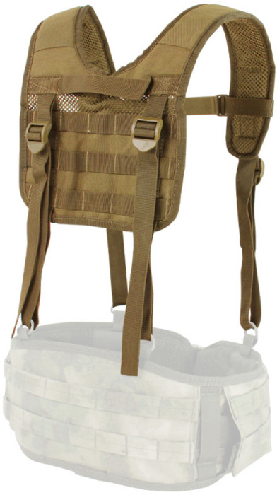 Подтяжки Condor H-HARNESS для разгрузочных поясов койот  