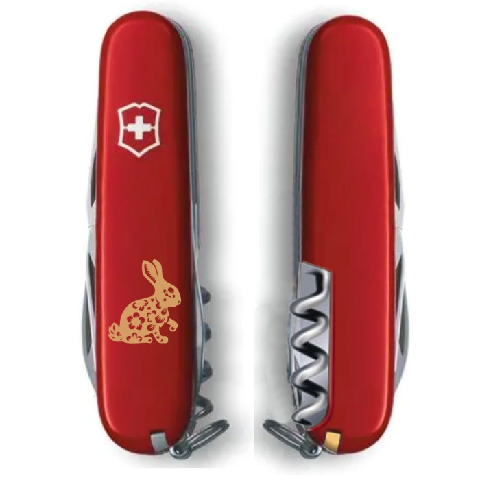 Складной нож Victorinox SPARTAN ZODIAC Бенгальский Кролик бронз. 1.3603_Z2065u  