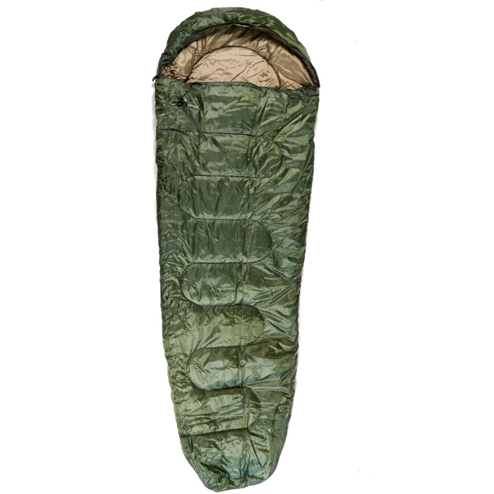 Спальный мешок Totem Hunter XXL кокон левый olive 220/90-55 UTTS-005  