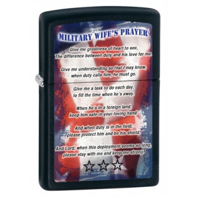 Зажигалка Zippo Military Wifes Prayer 28315