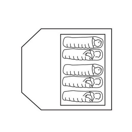 Палатка Summit Pinnacle Hydrahalt 5P Green  