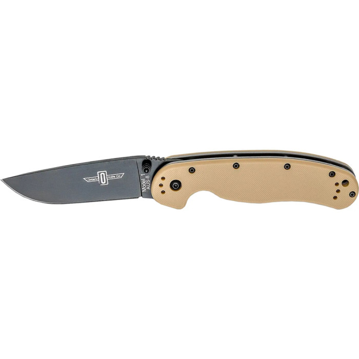 Нож Ontario Knife RAT I desert tan BB  