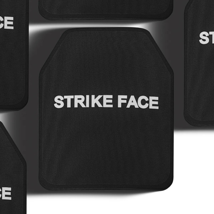 Комплект бронеплит керамических Ukrarmor 6 клас, 5,6 кг M (25х30 см.)  