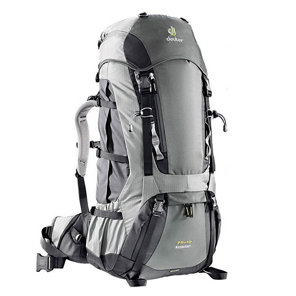 Рюкзак Deuter Aircontact, 75+10 л, (+палки LEKI granite-black)  