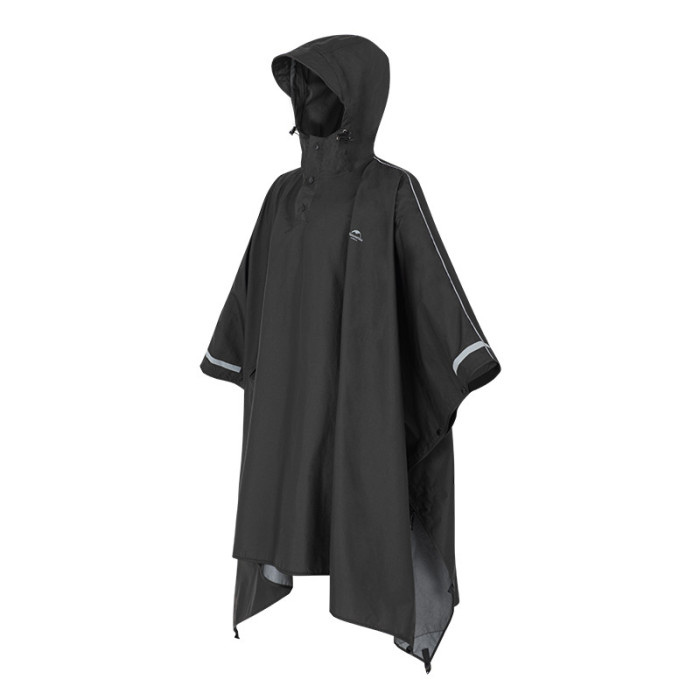 Плащ-дождевик Naturehike NH21FS036, p-p L, черный 