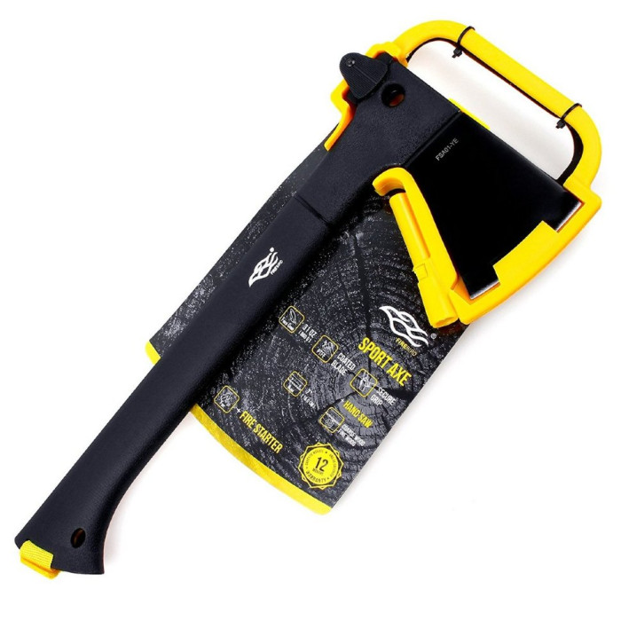 Топор Firebird FSA01-YE (поврежденная упаковка/ремонт застежки/удален лишний металл из пилы)  