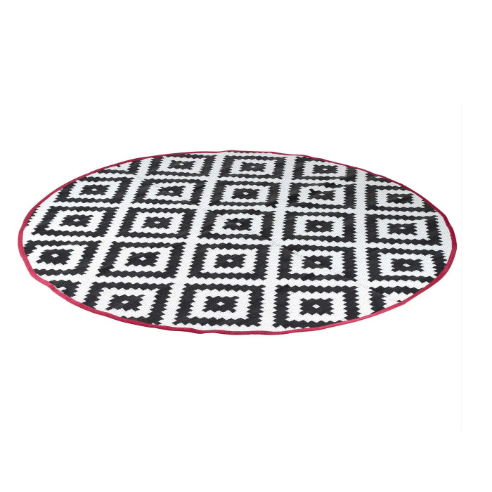 Коврик для пикника Bo-Camp Falconwood Round Black/White (4271100)  