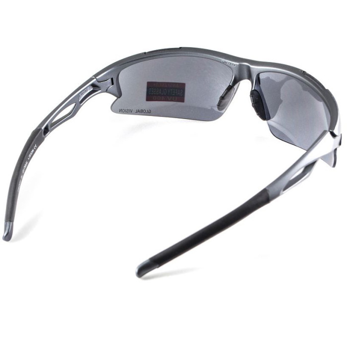 Очки Global Vision Friday Gray (silver mirror) зеркальные черные  