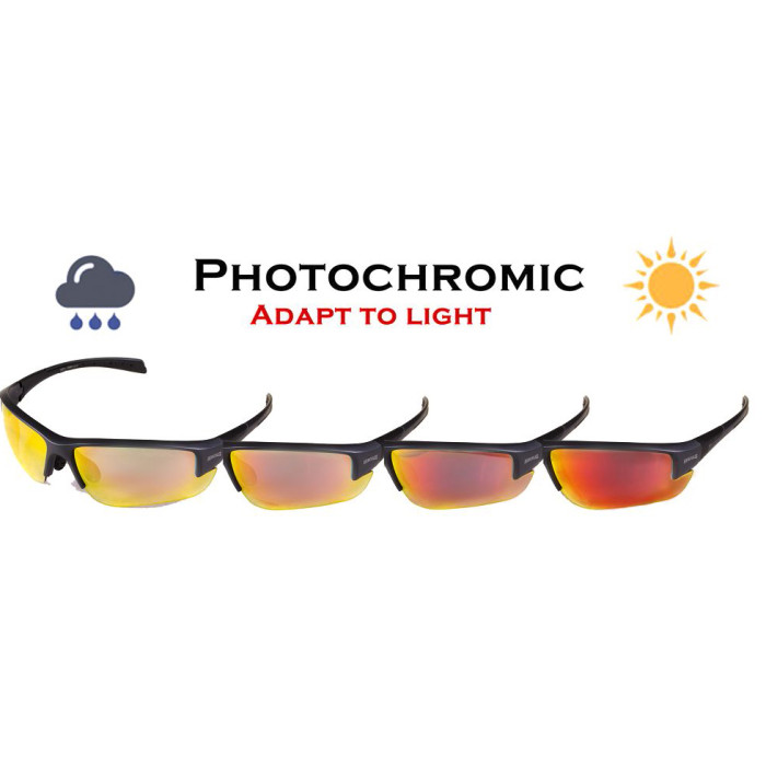 Очки Global Vision Hercules-7 Photocromic (G-Tech red) фотохромные зеркальные красные  