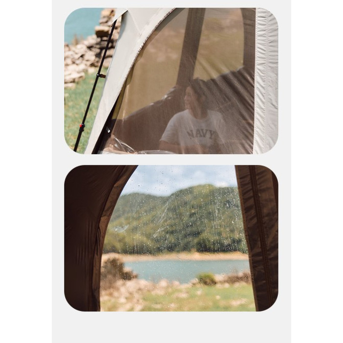 Двери к тенту для кемпинга Naturehike CNK230WS014, 3.0 м*2.1 м, бежевые  