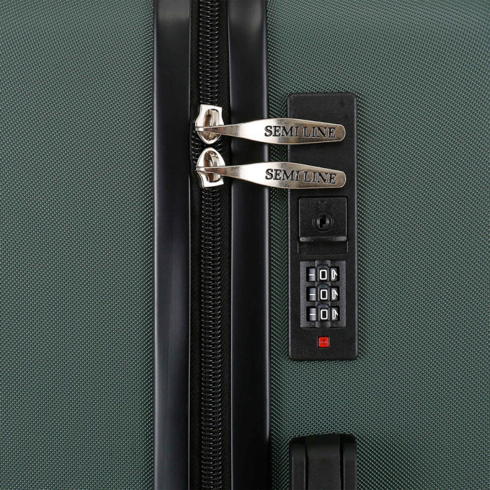 Чемодан Semi Line 24" (M) Green (T5986-3)  