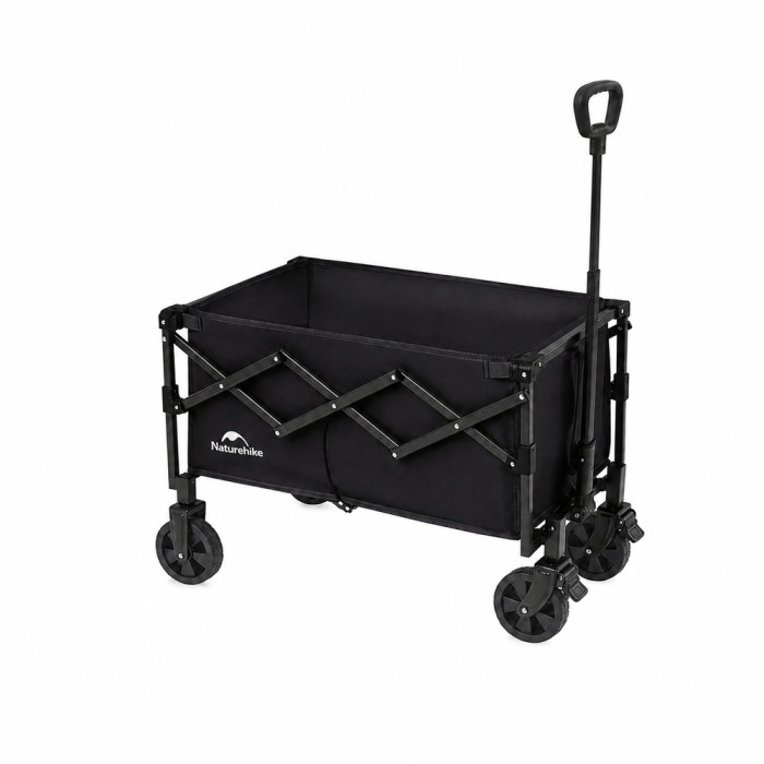 Тележка туристическая складная Naturehike Light CNK2350JJ012, 70 л, черный  