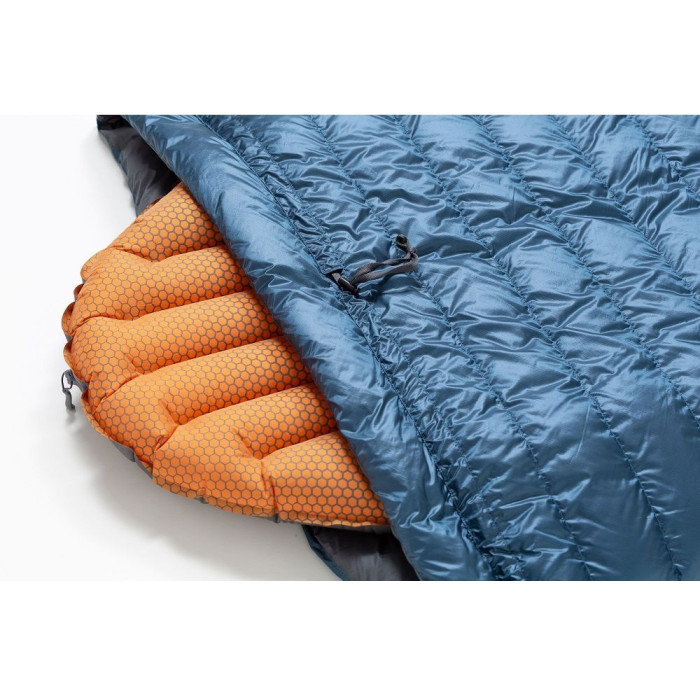 Спальник-одеяло пуховое Turbat POLONYNA blue/yellow - синий/желтый - UNI  