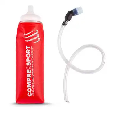 Фляга CS ErgoFlask 600mL, Red, Valve + Long Tube  