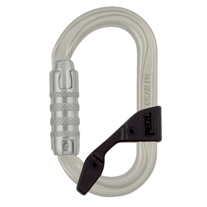 Карабин стальной Petzl OXAN triact-lock steel  