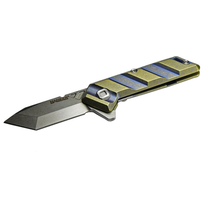 Нож складной Manker Saber Blue, голубой  