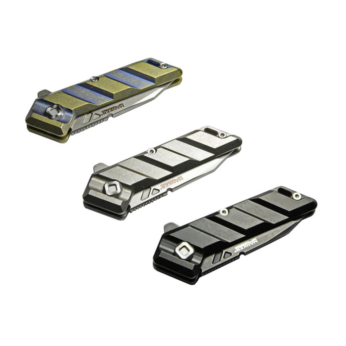 Нож складной Manker Saber Blue, голубой  