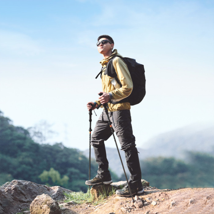 Трекинговые палки 2шт. Naturehike CNK2450DS013, 115-135 см, черные  
