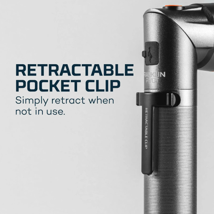 Фонарь ручной Nebo Franklin Pivot RC (NB NEB-WLT-0023-G)  