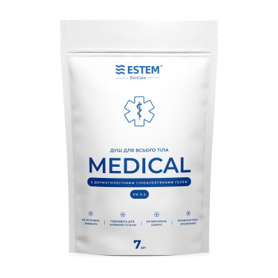 Душ для всего тела Estem MEDICAL (Одноразовая пенная губка – 7 шт)