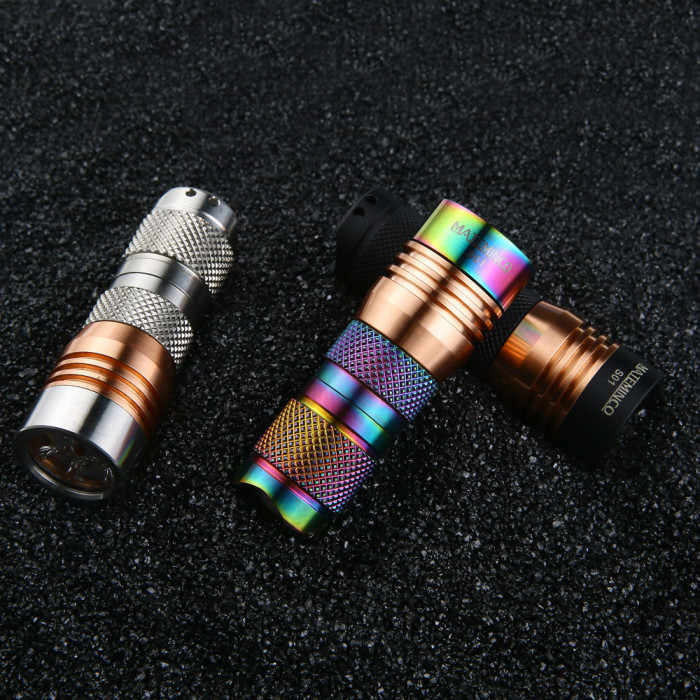 Фонарь Mateminсo S01 1600LM Mini LED, серебристый  