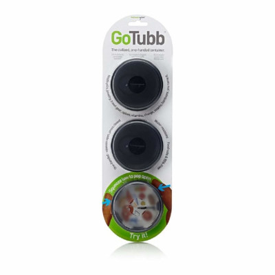 Набор контейнеров Humangear GoTubb 3-Pack Medium (черный, черный, черный)
