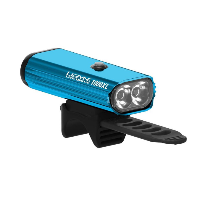 Фара передняя Lezyne LITE DRIVE 1000XL 1000 люменов Y13 голубая 