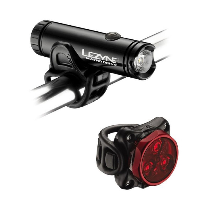 Набор света Lezyne LED Macro Drive Front + Zecto Drive Rear  