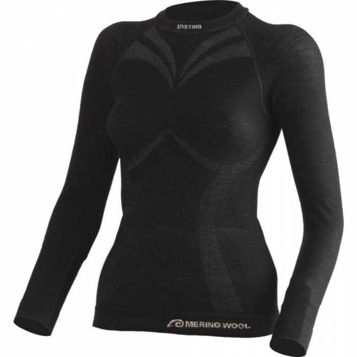 Термофутболка WATALA 9090 черный, женская, L/XL  