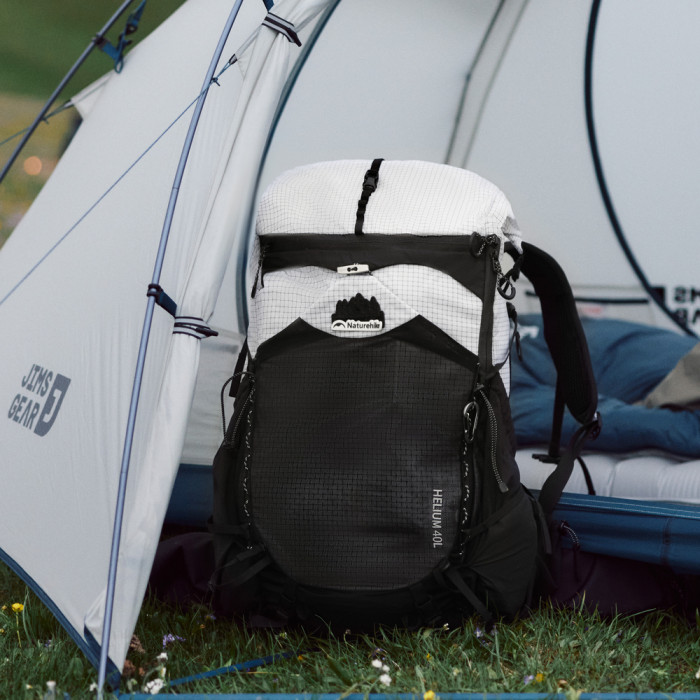 Рюкзак туристический Naturehike Helium CNK2450XB016, 40 л, белый, L  