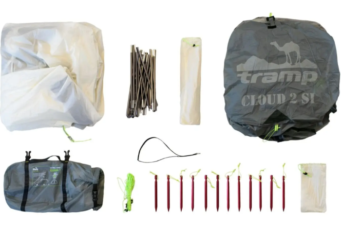 Палатка Tramp Mountain 3 v2 TRT-023, зеленая  