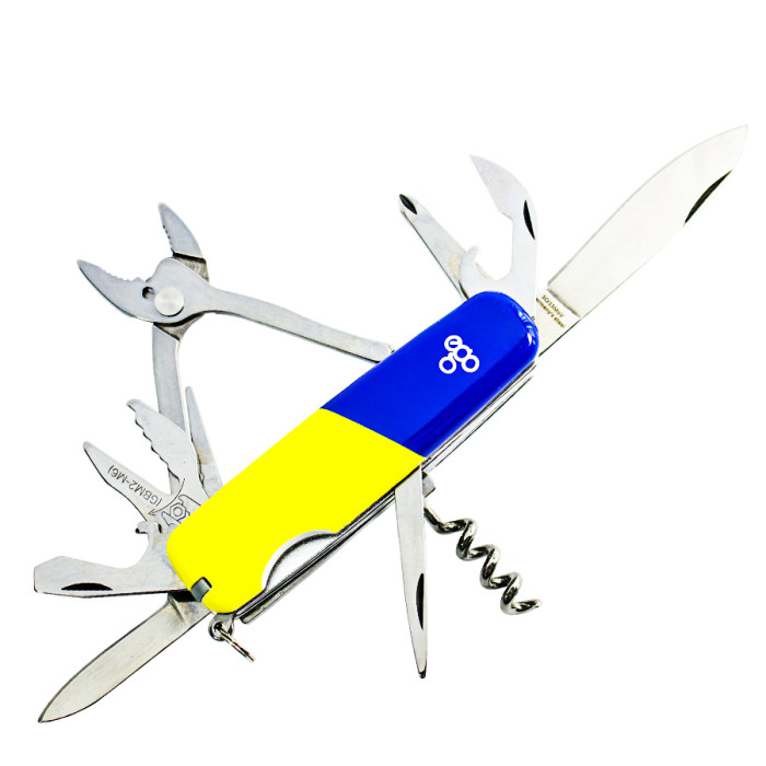 Нож Ego A01.11, синежелтый  