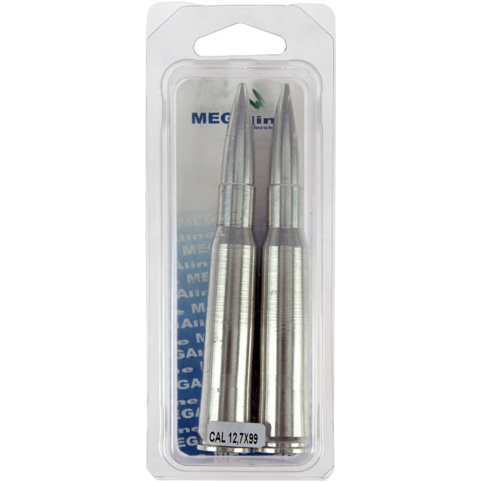 Фальш-патрон MEGAline кал.12.7x99. Алюминий. 2 шт/уп  