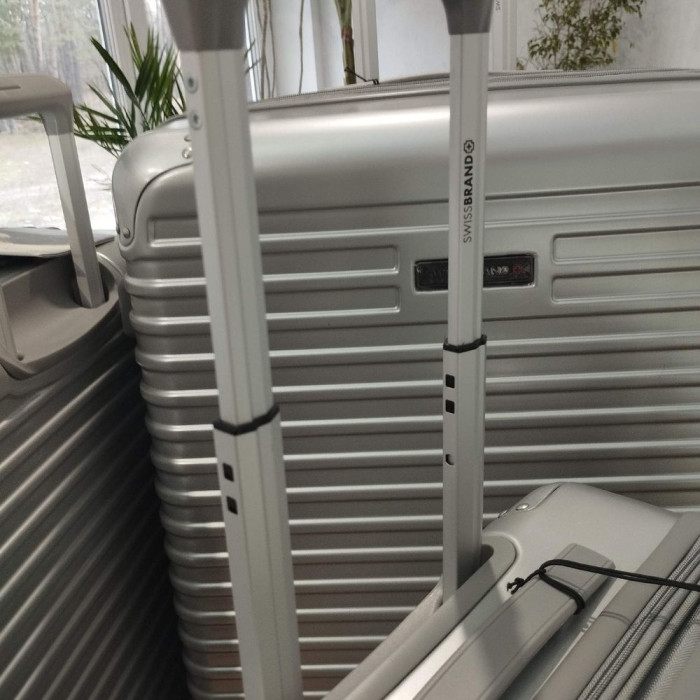 Чемодан Swissbrand Rome (S) Silver (SWB_LHROM002S)  