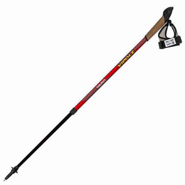 Палки для скандинавской ходьбы Vipole Vario Top-Click Red DLX S1948  
