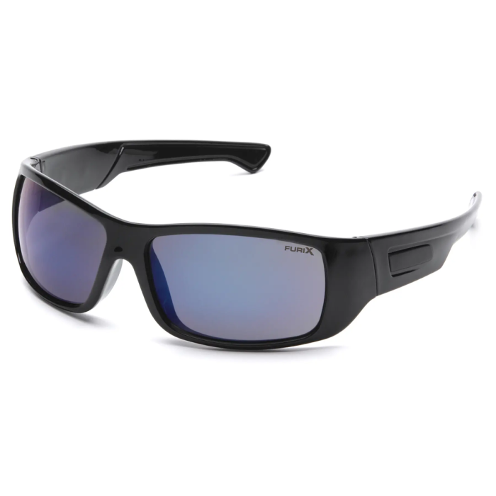 Очки защитные Pyramex Furix (blue mirror) Anti-Fog, зеркальные синие  