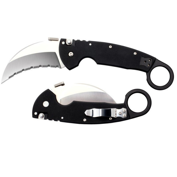 Керамбит складной Cold Steel Tiger Claw, серрейтор  