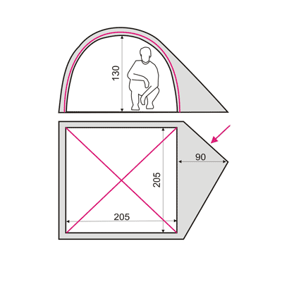 Палатка Terra Incognita Alfa 3  